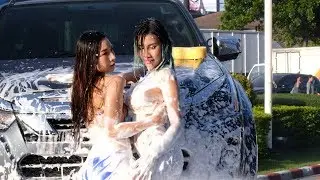 Thai Sexy Car Wash @ thailand fast auto show 2018 4k