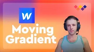 Simple Moving Gradient Background (in Webflow)