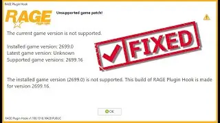 RAGE HOOK CRASHES MID GAME 2022 EASY FIX for LSPDFR