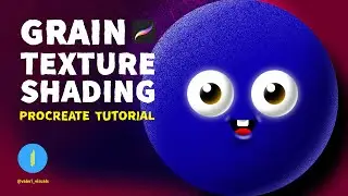 How to Create Grain Texture Shading. Procreate Tutorial
