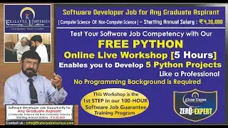 Software Job for Any Graduate - Competency Test thru FREE Python Workshop - EnroLink in Description