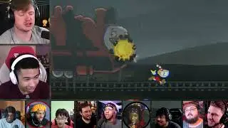 CUPHEAD VS CHOO CHOO CHARLES (BOSS BATTLE ANIMATION) [REACTION MASH-UP]#1992