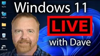 LIVE: Windows 11 Walkthrough with Microsoft Dev Davepl