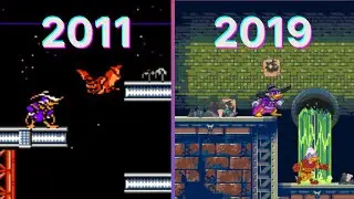 Evolution of Darkwing Duck Fangames [2011-2022]