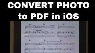 Convert Photo to PDF iOS