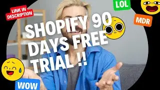 Shopify Free Trial 3 months or 90 days almost for free 1$  !