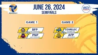 LIVE FULL GAMES: UNTV Volleyball League Season 2 Semifinals at Paco Arena, Manila | June 26, 2024