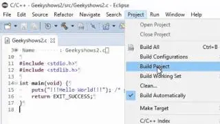 How to Fix Binary  Not found error in Eclipse