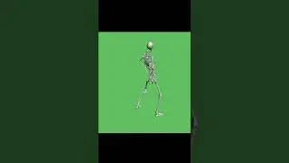 Green Screen Skeleton Green screen