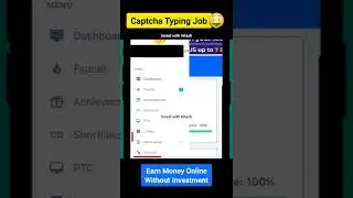 ✅ Captcha Typing Job | Earn 500 ₹ Daily without investment | Paise kaise kamaye in mobile #shorts