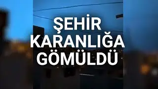 @NTV  Deprem sırasında Gaziantep böyle karanlığa gömüldü