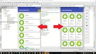 Android tutorial: Switching between Listview and Gridview in Android at runtime