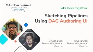 Sketching Pipelines Using DAG Authoring UI