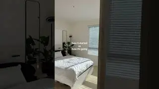 bedroom transformation 🤍🌿💫 