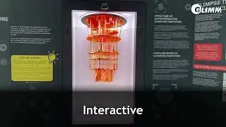 Transparent interactive display by Glimm
