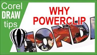 How to powerclip text in CorelDraw