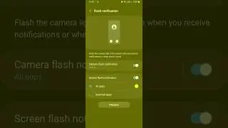 Camera flash light & Flash Screen as notification (Useful for silent mode)