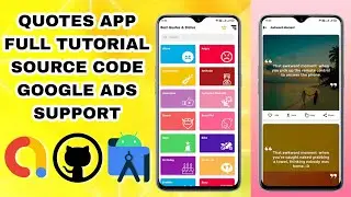 How to Create Quotes App with Firebase | Free Android Source Code with Database