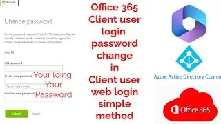 how to change my office 365 client password in client user account