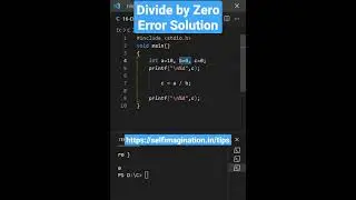 How to Solve Divide By Zero Error in all Programming Language