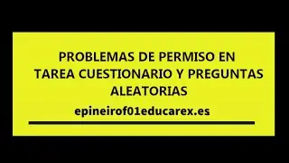 PROBLEMAS DE PERMISO EN CUESTIONARIO DE CLASSROOM Y COMO ACTIVAR OPCIÓN DE PREGUNTAS ALEATORIAS