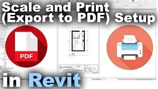 Scale and Print (Export to PDF) Setup in Revit Tutorial