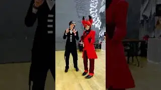 Alastor Pokémon Dance. #festival #cosplay #alastor #trending #hazbinhotel #prank #dance