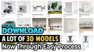 Download A Lot Of 3D Models Now I 3D Modeling Pro I 3D Products Download I FBX, MAYA, OBJ, USD.