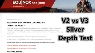 Minelab Equinox V2 vs New V3 Update Depth Test - Metal Detecting