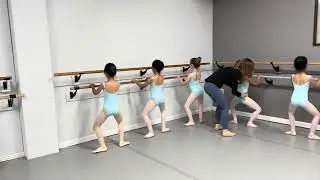 Regular ballet class for girls 7-8 years old - Vaganova training in California #dance #ballet
