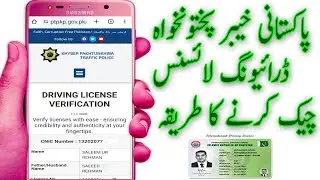 How to check driving licence kpk status online