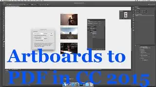 Photoshop CC  Artboards and export to PDF shapes  tutorial