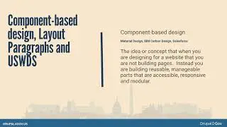 Component-based design using Layout Paragraphs and the U.S. Web Design System