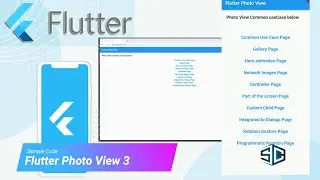 Flutter Photo View 3 by Sample Code | Flutter Tutorial | Flutter 2023 | Image View | Photo | Image