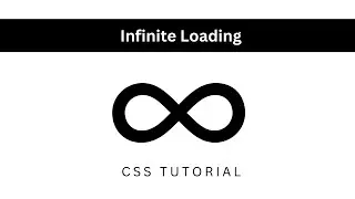 Create an Infinite Loading Animation Using Html and CSS | CSS Infinite Loading