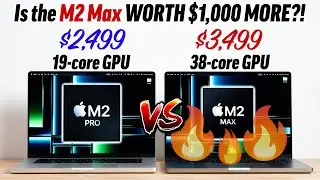 M2 Pro vs M2 Max MacBook Pro - ULTIMATE Throttling Test!