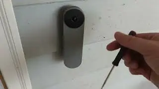 Remove Nest Doorbell (Battery) Without Tool - Easy