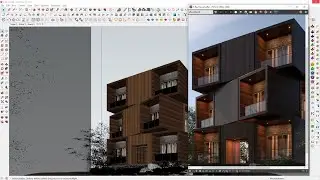 Sketchup 2019 + Vray 4.2 Exterior