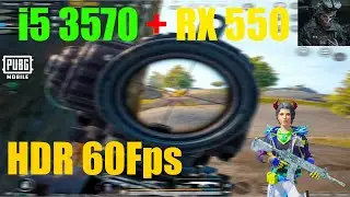 Pubg Mobile Zero Recoil Sprays🥶😱 on i5 3rd 3570 + RX 550 4gb