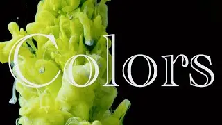 Bright Colors Mixed With Water
