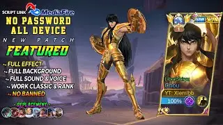 Script Skin Chou Saint Seiya - Libra Shiryu | No Password Full Effect & Voice - New Patch