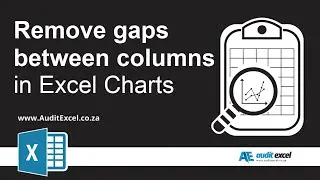 Excel chart columns with no gaps