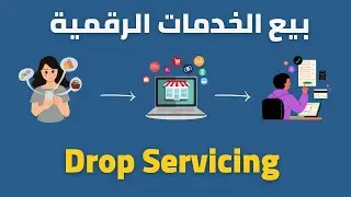 Drop servicing  - كيفية بيع الخدمات الرقمية للمبتدئين