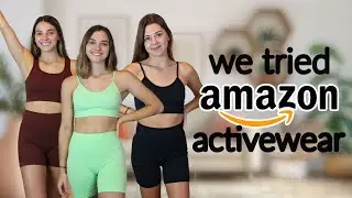 Trying Amazon Activewear Sets