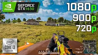 PUBG | GTX 1650 GDDR6 | (1080p, 900p, 720p) TEST | Low Settings