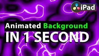How To Create FAST Animated Background (Noise Gradient) in DaVinci Resolve iPad