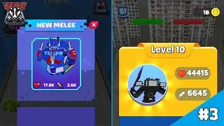 Craft Robot Merge Master VS Zombie Evolution Battle Gameplay 3 | Merge Master