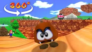 360° VR - Super Mario 64 - Bob-Omb Battlefield!!