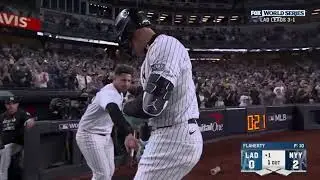 Aaron Judge's 1st home run of the World Series and 2nd of the postseason is a 2-run blast