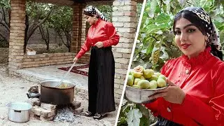 Complete Steps to Making Fig Syrup Over a Fire | How to Make Fig Syrup in the Heart of the Garden